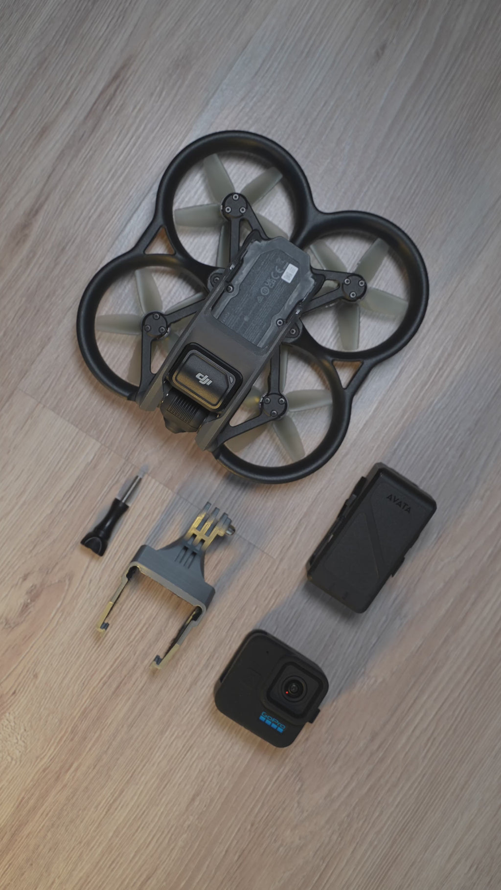 DJI AVATA İÇİN GOPRO 11 MİNİ MONTAJ PARÇASI