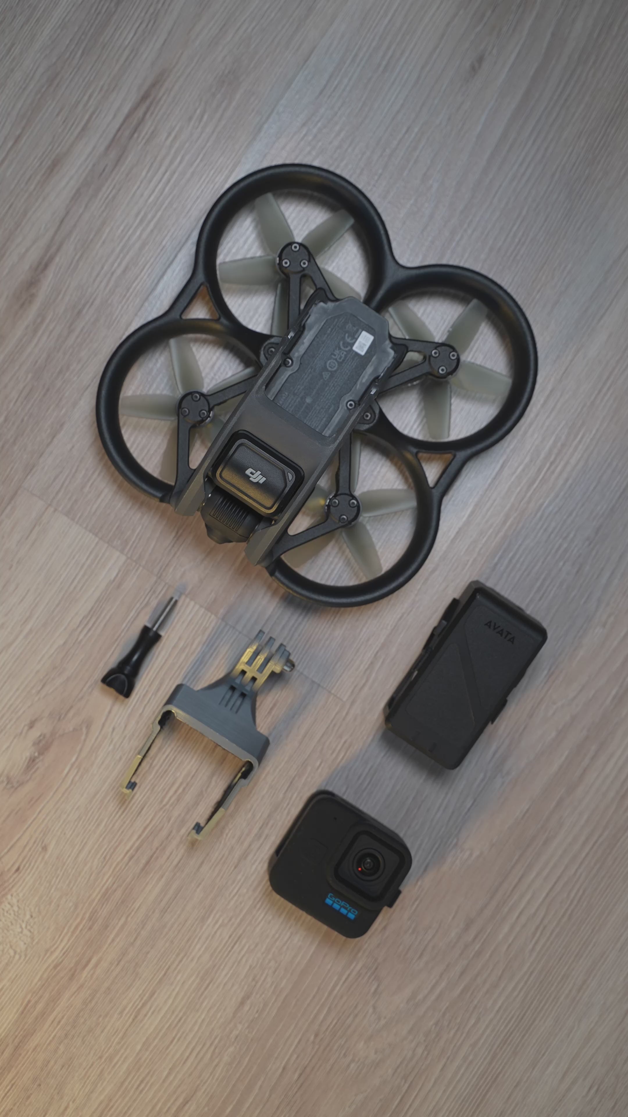 DJI AVATA İÇİN GOPRO 11 MİNİ MONTAJ PARÇASI